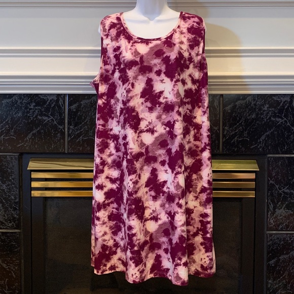 Bobbie Brooks Plus Size Tie Dye Sun Dress - Picture 1 of 4